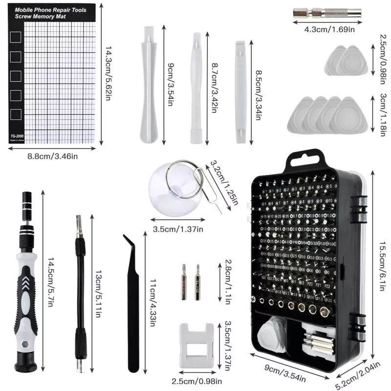 Juego de destornilladores de precisión Extralink, destornilladores Torx 120 en 1