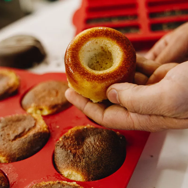 Jata HMOL5213 Savarin molde de silicona, 12 cavidades