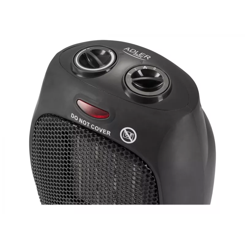 Adler AD 7702 Ventilador-calefactor eléctrico para interior Acero inoxidable 1500 W