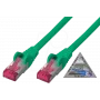 ShiverPeaks BS75711-A0.25G cable de conexión Cat6a S/FTP, 0,25 m, verde
