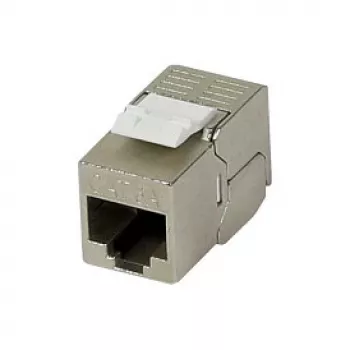 Módulo Keystone Synergy 21 conector hembra TP RJ45 CAT6A 500MHz corto con abrazadera de cable - cable - digital/datos