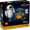 LEGO Disney Pixar 43279 WALL-E y EVE set de construcción, 811 piezas, 18+