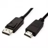 ROTRONIC-SECOMP Roline Green - Cable adaptador - DisplayPort macho con enclavamiento a HDMI macho