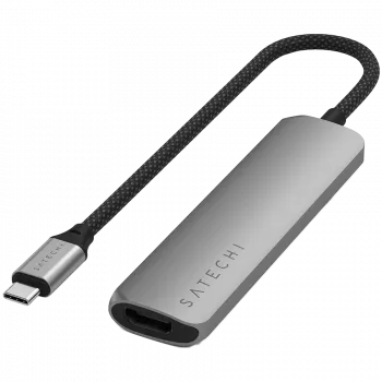 Hub de interfaz Satechi ST-P4SM USB Type-C 10000 Mbit/s gris