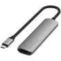 Hub de interfaz Satechi ST-P4SM USB Type-C 10000 Mbit/s gris