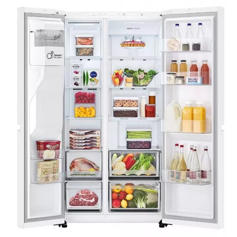 Frigorífico side-by-side LG GSLC40SWPE independiente 638 L Blanco