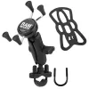 Soporte para movil RAM Mounts X-Grip con base de abrazadera en U para manillar