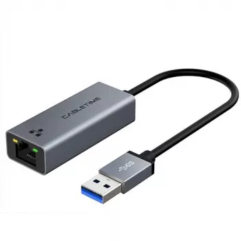 Adaptador USB 3.0 a Gigabit Ethernet extra digital CA913367 1000 Mbit/s, cable de 0,15 m