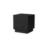 Cama Meble LIVERTI mesita de noche, juego de 2 uds., 45x42x47 cm, negro