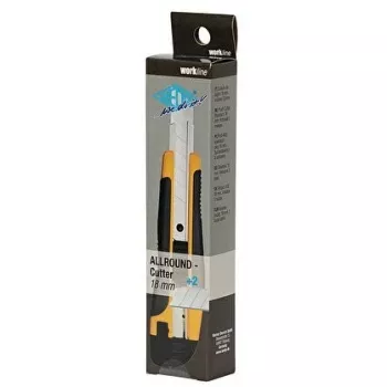 Cúter WEDO 78 618 — hoja troceable, 40 mm de ancho de corte, carcasa de acero, 170 mm de longitud
