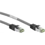 Goobay cable de red CAT 8.1, S/FTP (PiMF), gris, 7,5 m - LSZH libre de halógenos, cobre AWG 24 (55140)