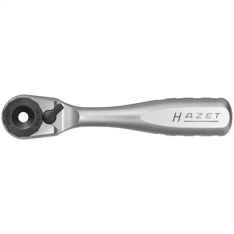 Carraca para puntas 1/4 pulgadas Hazet 863MB, accionamiento cuadrado de 6,3 mm, longitud 90 mm