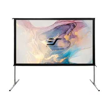 Elite Screens | Pantalla móvil para exteriores Yard Master 2 CineWhite | OMS120H2 | Diagonal 120 pulgadas | 16:9 | Ancho de imagen visible (B) 266 cm