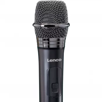 Micrófono de escenario Lenco MCW-011BK