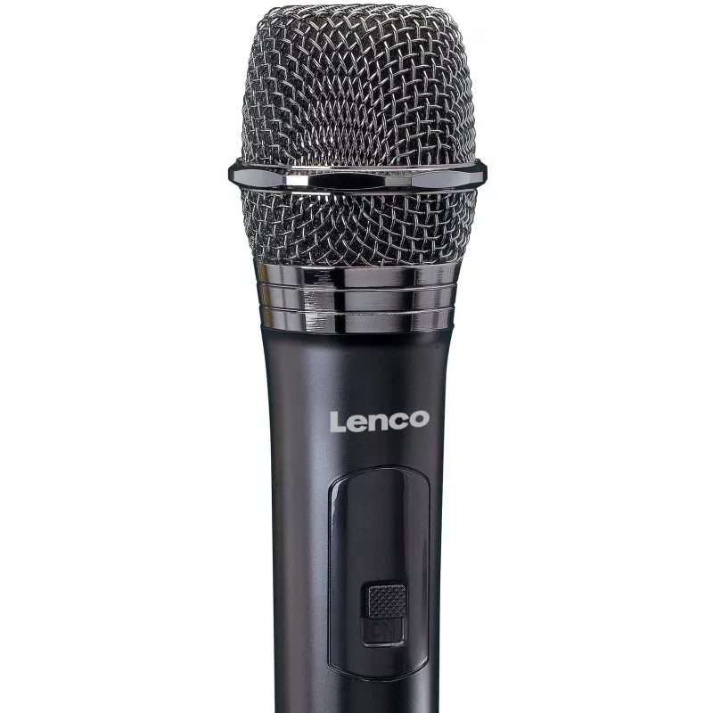 Micrófono de escenario Lenco MCW-011BK