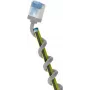 Goobay Cable de red CAT 6A ultraflexible Slimline U/FTP gris - conector extra corto (74313)