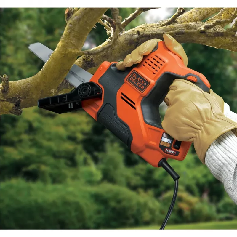 Black & Decker RS890K-QS Sierra de sable 2700 spm 500 W negro, naranja