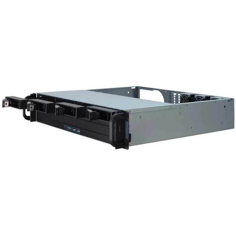 Inter-Tech IPC 2U-2404S - Rack - montaje - 2U - micro ATX