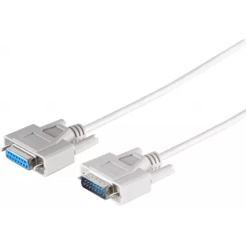 Cable alargador Sub-D ShiverPeaks 78047-3 — 15 pines, 3 m