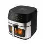 Freidora de aire ESPERANZA EKA005, capacidad de 8 L, 1600 W, control táctil, 10 programas, acero inoxidable, negra