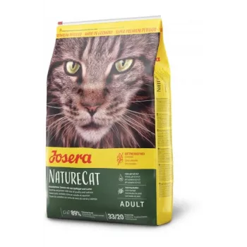 Comida seca para gatos JOSERA NatureCat Adult ave y salmón 2 kg, sin cereales, 33 % proteína, 20 % grasa