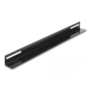 Soporte de montaje DeLOCK 19 pulgadas 450x40mm 2 uds. negro metal