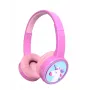 Denver BTH-106P auriculares/headset con cable e inalámbricos diadema llamadas/música Bluetooth rosa