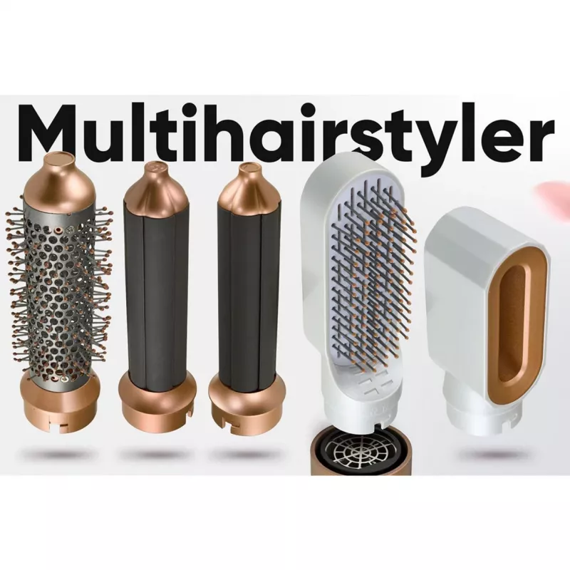Styler de aire caliente Profi-Care 331321 blanco-rosé — multi-styler 4 en 1, 5 accesorios, 1000W, 3 niveles de calor