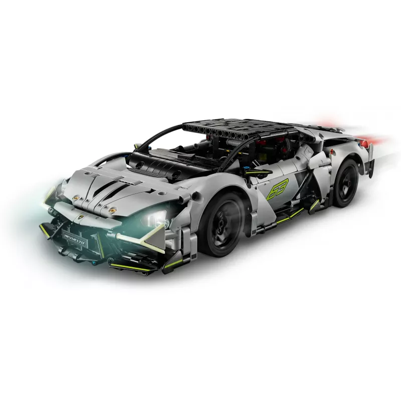 LEGO Technic Supercar Lamborghini Revuelto 42214 — maqueta detallada a escala 1:10, 1.135 piezas
