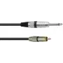 Cable adaptador OMNITRONIC RCA/jack 0,9 m negro (30225118)