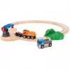 Brio World set de inicio de tren de mercancías con grúa