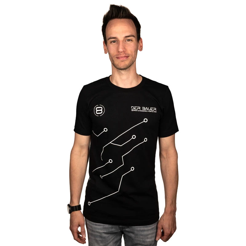 Camiseta der8auer PCB-Design XL — camiseta der8auer PCB-Design (XL)