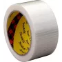 3M Scotch 587749 cinta adhesiva con filamentos, transparente, 50 mm x 50 m