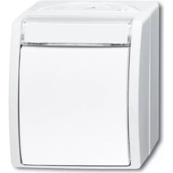 Interruptor eléctrico Busch Jaeger 2601/6 WN-54 1P blanco (1085-0-1624)