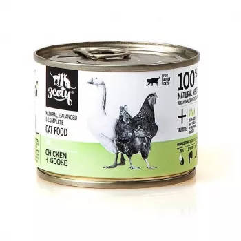 Comida húmeda para gatos 3coty 3COTY 29 Pollo y ganso, lata de 180 g, adulto, sin cereales, sin gluten ni soja