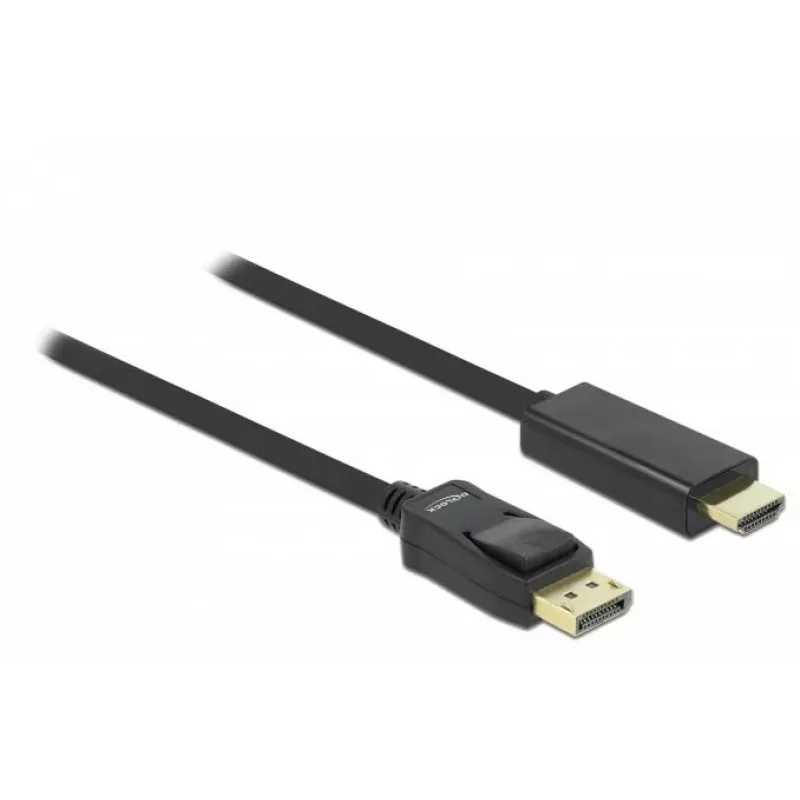 Cable Delock DisplayPort 1.1 conector macho > conector macho High Speed HDMI-A pasivo 3 m negro (82435)