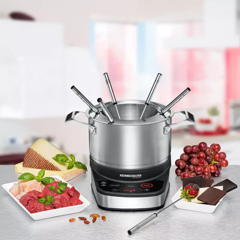 Fondue eléctrica Rommelsbacher F 1200 1,5 l 6 personas