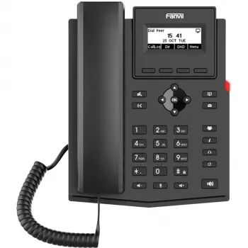 Teléfono IP Fanvil X301W negro
