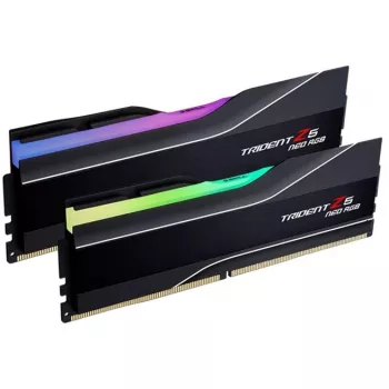 DIMM 64 GB DDR5-6000 (2x 32 GB) Dual-Kit, memoria RAM negra, F5-6000J3238G32GX2-TZ5NR, Trident Z NEO RGB, AMD EXPO