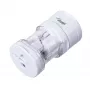 Adaptador de viaje universal Akyga AK-AD-61, mundial, 10 A, blanco