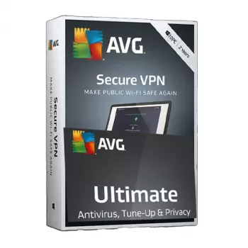 AVG Ultimate 10 dispositivos VPN Clave de 2 años, Global