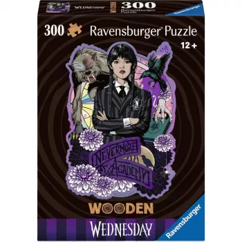 Puzle Ravensburger Wooden Puzzle Wednesday 300 piezas, piezas de madera, 300 uds.