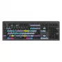 Teclado Logickeyboard ASTRA 2 USB QWERTY inglés negro tamaño completo 104 teclas