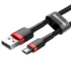 Cable Micro-USB Baseus Cafule 1,5A 2m (rojo y negro)