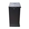 Rack de pared Extralink armario rackmount 18U 600x600 negro con cerradura de llave