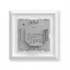 Pulsador de cristal inteligente HomeMatic Homematic IP Pulsador de cristal, 230 V, 868 MHz, blanco, 54,5×54,5×29 mm