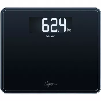 Báscula de persona Beurer GS 410 Signature Line – superficie de cristal negra, modelo 735.76