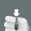 Wera 826 T Kraftform Turbo Destornillador portapuntas con Rapidaptor, 1/4 de pulgada