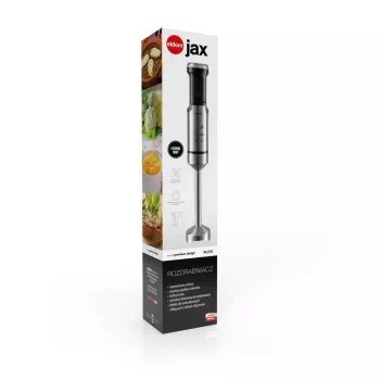 ELDOM Batidora de mano JAX, 1000 W, pie metálico, regulación de velocidad, Turbo