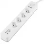 Regleta de protección contra sobretensiones PROTECT 4PL 1A1C USB T/LZ12-PRO015/1000